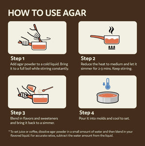 SAMPLE (32g) AGAR AGAR POWDER