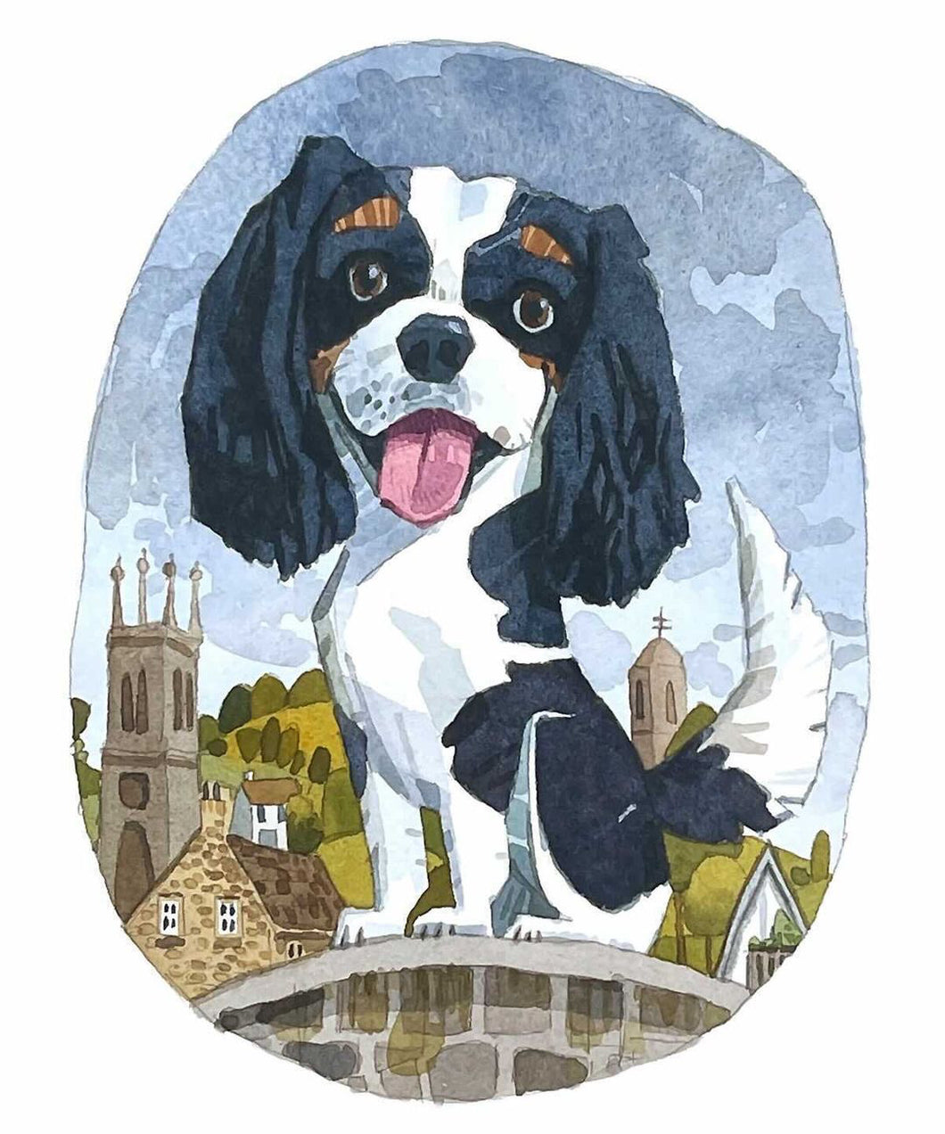 CAVALIER KING CHARLES SPANIEL STICKER