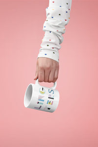 LARGE FONT DROOLING MONSTERS COFFEE MUG (WITH FREE SHIPPING)