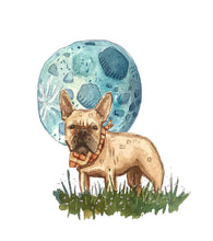 Load image into Gallery viewer, FRENCH BULLDOG WITH BANDANA STICKER